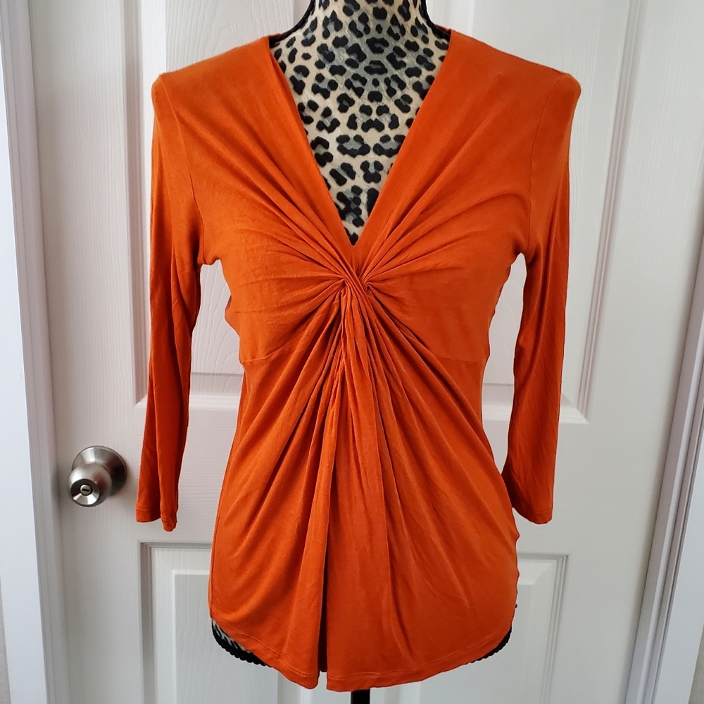 Jones New York Sport Twist Front Top